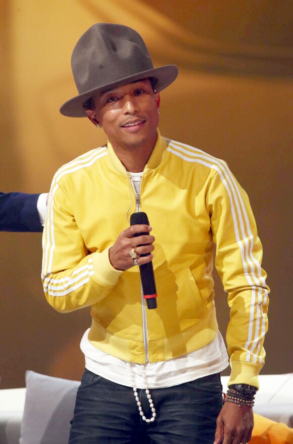 Pharrell Williams à Düsseldorf, le 22 février 2014.