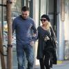 Exclusif - Christina Aguilera fait du shopping avec son petit ami Matthew Rutler dans West Hollywood, le 8 janvier 2014.