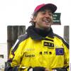 Alvaro de Marichalar arrive à New York après avoir traversé l'Atlantique en jet-ski depuis Rome, en 2002