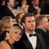 Chris Hemsworth et Elsa Pataky, enceinte, lors des Golden Globes à Los Angeles le 12 janvier 2014