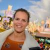 Laure Manaudou au parc Disneyland Paris, fête le 50e anniversaire de l'attraction It's a small world.