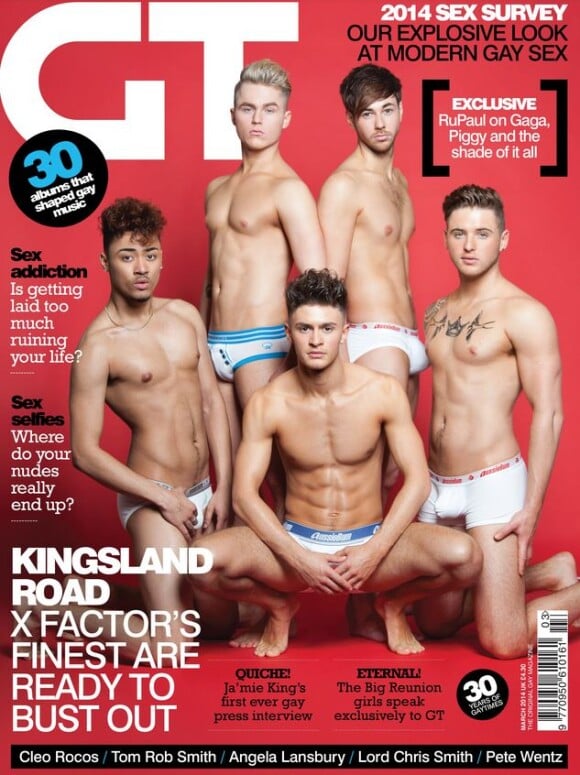 Kingsland Road en couverture de Gay Times, mars 2014.
