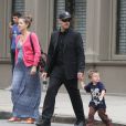 Carson Daly, Siri Pinter et Jackson à West Village, New York, le 14 mai 2012.