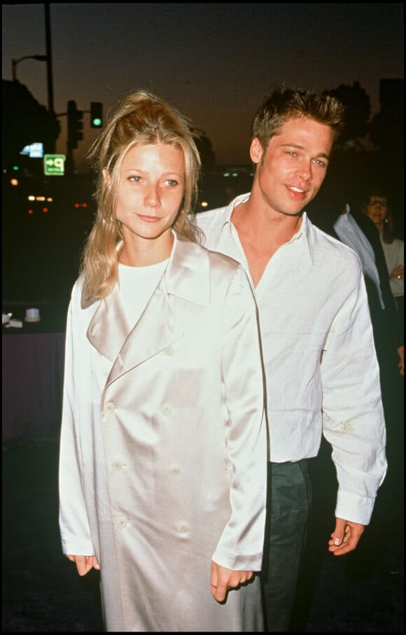 Brad Pitt et Gwyneth Paltrow à Santa Monica en 1995