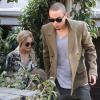Ashlee Simpson et son fiancé Evan Ross à Hollywood, le 18 janvier 2014.