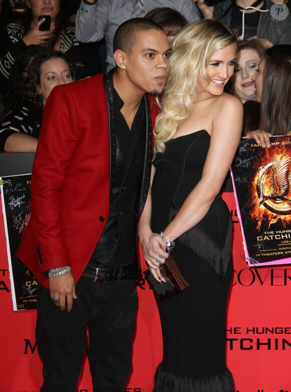 Ashlee Simpson et Evan Ross à Los Angeles, le 18 novembre 2013.