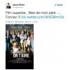 "Film superbe, fière de mon père... foncez !!!" Laura Smet enthousiaste sur Twitter, le 29 janvier 2014.