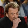 Johnny Hallyday - Enregistrement de l'émission "Vivement Dimanche" à Paris le 14 mars 2014.