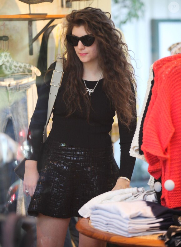 Lorde à West Hollywood, le 23 février 2014.