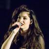 Lorde lors d'un concert à Detroit, le 16 mars 2014.