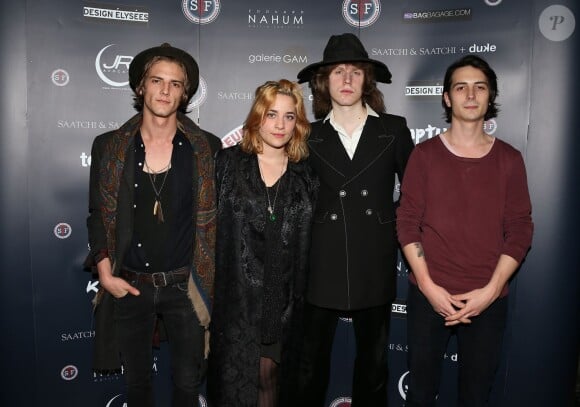 Le groupe de rock leSpark - Soirée de Gala "Sauveteurs sans Frontières" à l'espace Wagram à Paris le 31 mars 2014.