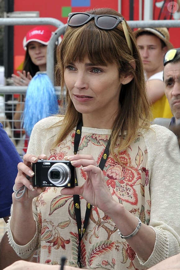 Exclusif - Claire Keim participe au tournage du téléfilm "La Dernière Echappée" réalisé par Fabien Onteniente, le 15 mars 2014.