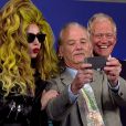  Lady Gaga et Bill Murray ont fait un selfie sur le plateau de David Letterman, le 2 avril 2014. 