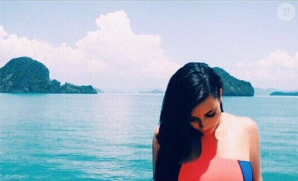 Kim Kardashian en vacances en Thaïlande. Mars/avril 2014.