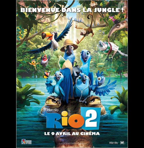 Affiche du film Rio 2, en salles le 9 avril