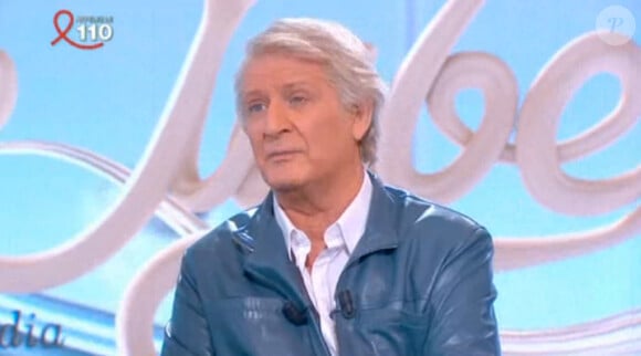 Patrick Sébastien sur le plateau de l'émission "Le Tube" sur Canal +. Le 5 avril 2014.
