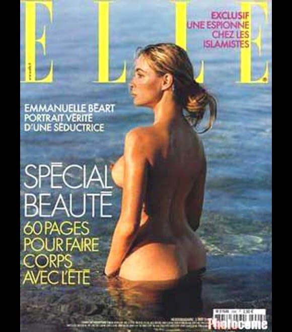Emmanuelle Béart en couverture de ELLE en 2003