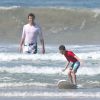 Exclusif - Gisele Bundchen et Tom Brady et leurs enfants en vacances au Costa Rica le 16 mars 2014.