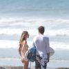Exclusif - Gisele Bundchen et Tom Brady et leurs enfants en vacances au Costa Rica le 16 mars 2014.