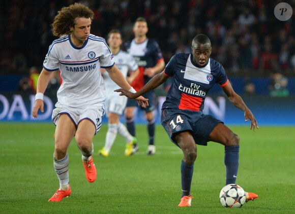 Blaise Matuidi lors du match Paris Saint-Germain - Chelsea FC au Parc des Princes. Paris, le 2 avril 2014.