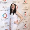 Rachel Weisz, dans une robe Narciso Rodriguez, lors de la soirée annuelle "Night of Opportunity" à New York le 7 avril 2014