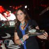 Marion Bartoli à la soirée de lancement de sa marque "Wingista" au VIP Room à Paris, le 9 avril 2014. L'ex-tennis woman s'est lancée dans la création d'accessoires pour chaussures.
