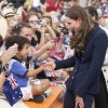 Kate Middleton et le prince William étaient en visite à Auckland le 11 avril 2014 dans le cadre de leur tournée en Nouvelle-Zélande. Après une visite de la base de l'Emirates Team New Zealand, ils se sont affrontés lors d'une course nautique, que la duchesse de Cambridge a remportée haut la main.