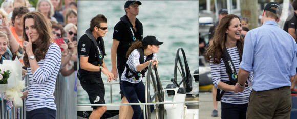 Le prince William et Kate Middleton se sont affrontés à la voile le 11 avril 2013 à Auckland, en Nouvelle-Zélande. La duchesse a gagné !