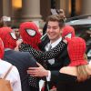 Andrew Garfield lors de l'avant-première du film "The Amazing Spider-Man 2: Le Destin d'un Héros" à Londres, le 10 avril 2014.