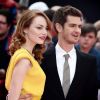 Emma Stone and Andrew Garfield arriving for the world premiere of the film The Amazing Spiderman 2, held at the Odeon Leicester Square, central London, UK, Aprill 10, 2014. Photo by Doug Peters/PA Photos/ABACAPRESS.COM11/04/2014 - London