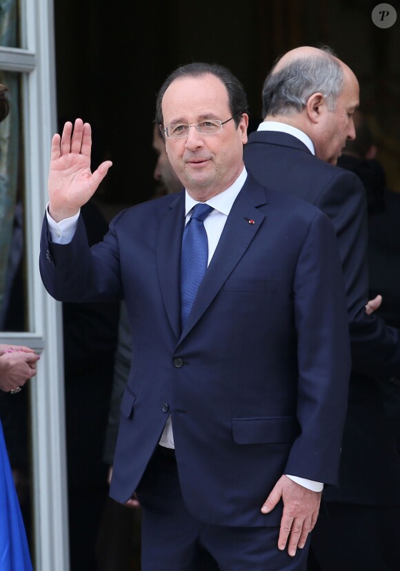 François Hollande à l'Elysée à Paris, le 4 avril 2014