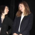  Stacie Passon et Julie Gayet &agrave; New York, le 8 mars 2014.&nbsp; 