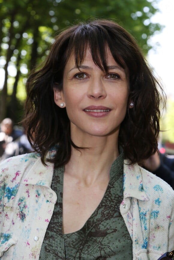 Exclusif - Sophie Marceau à Paris le 9 avril 2014 