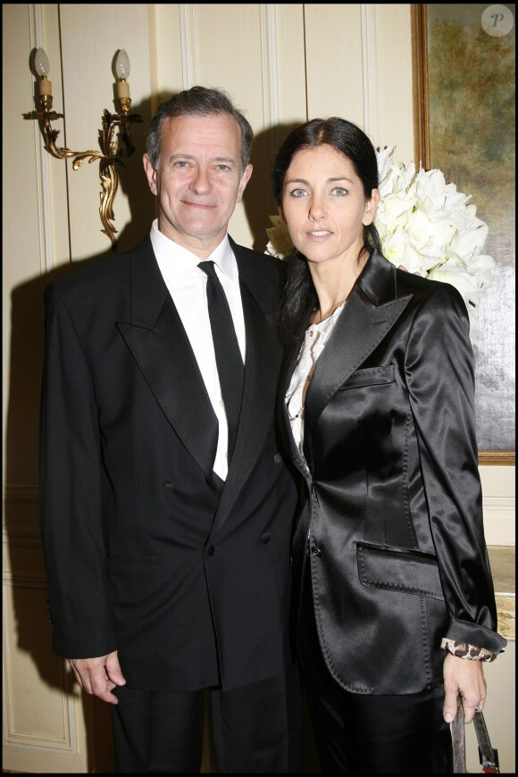 Francis Huster et Cristiana Reali à Paris, le 29 octobre 2007.