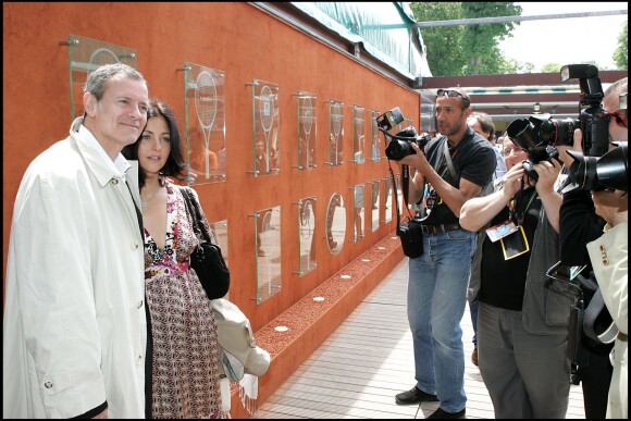 Francis Huster et Cristiana Reali à Paris, le 3 juin 2006.