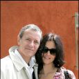  Francis Huster et Cristiana Reali à Paris, le 3 juin 2006. 