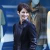Nouvelle coupe de cheveux pour l'actrice de la série Grey's Anatomy, Chyler Leigh sur le tournage du téléfilm Window Wonderland à Vancouver, le 9 mars 2013