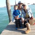  Mauro Icardi et Wanda Nara avec ses enfants en week-end &agrave; Venise - avril 2014 