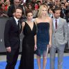 Michael Fassbender, Noomi Rapace, Charlize Theron et Logan Marshall-Green à Londres, le 31 mai 2012.