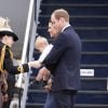 Le prince William, avec le prince George dans les bras, et la duchesse Catherine de Cambridge ont quitté la Nouvelle-Zélande le 16 avril 2014, pour poursuivre leur tournée officielle en Australie.