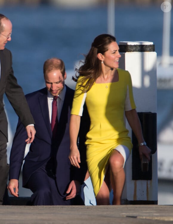 The Duke and Duchess of Cambridge arrive at Admiralty House in Sydney, their home for a part of their Royal Visit. Australia, April 16, 2014. Photo by Media Mode/ABACAPRESS.COM16/04/2014 - Sydney