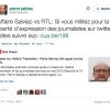 Message de Pierre Salviac appelant à le soutenir sur Twitter dans le conflit qui l'oppose à son ex-employeur RTL - avril 2014. 
