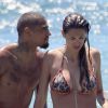 Kevin Prince Boateng avec sa compagne Melissa Satta à Ibiza, le 11 Juin 2013