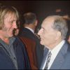 Archives, Gérard Depardieu et le président François Mitterrand, à la première de Germinal à Lille, le 25 septembre 1993