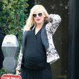  Gwen Stefani, enceinte &agrave; Beverly Hills, le 10 janvier 2014.  