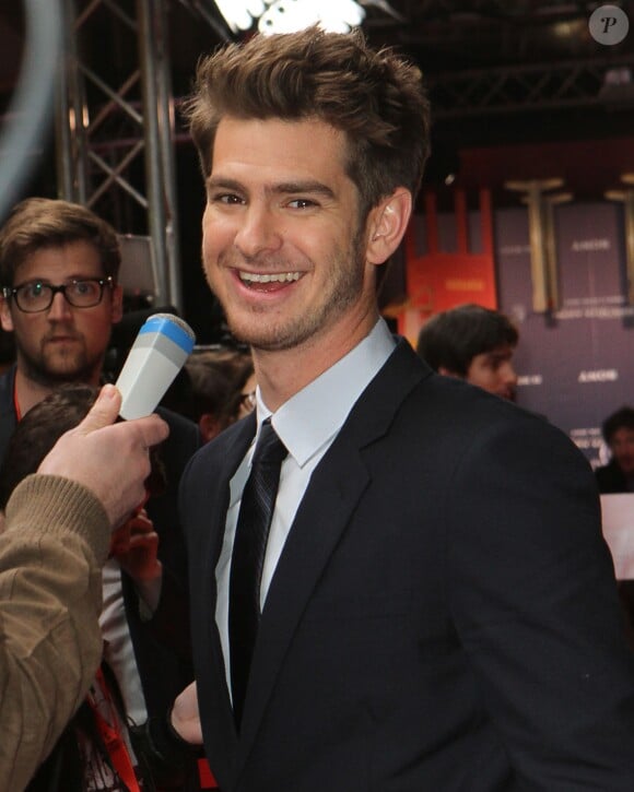 Andrew Garfield à Paris, le 11 avril 2014.