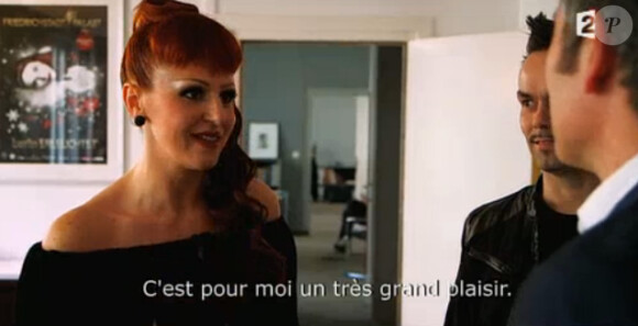 Cindy Sander, métamorphosée, dans Toute une histoire sur France 2 le lundi 21 avril 2014
