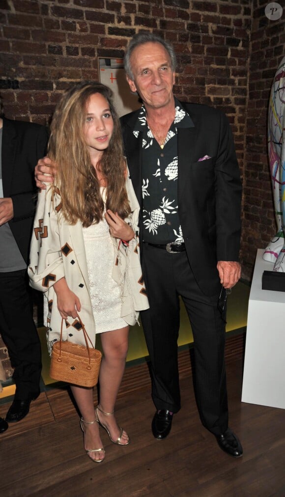 Mark Shand, avec sa fille Ayesha le 23 juin 2009. 
