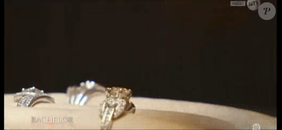 Le choix de la bague de fiançailles dans la finale du Bachelor 2014 sur NT1, le lundi 28 avril 2014
