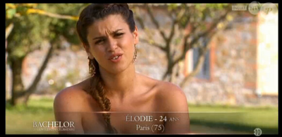 Elodie dans la finale du Bachelor 2014 sur NT1, le lundi 28 avril 2014